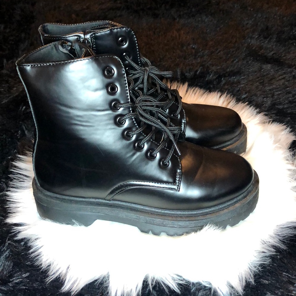 Black Combat Boots